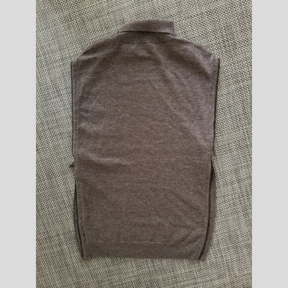 ALL SAINTS NWOT Wool/Cashmere Kaninda Sleeveless Zip Sided Tunic Sweater Dress 4 - Picture 3 of 6